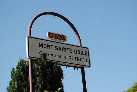 Vers le Mont Sainte Odile